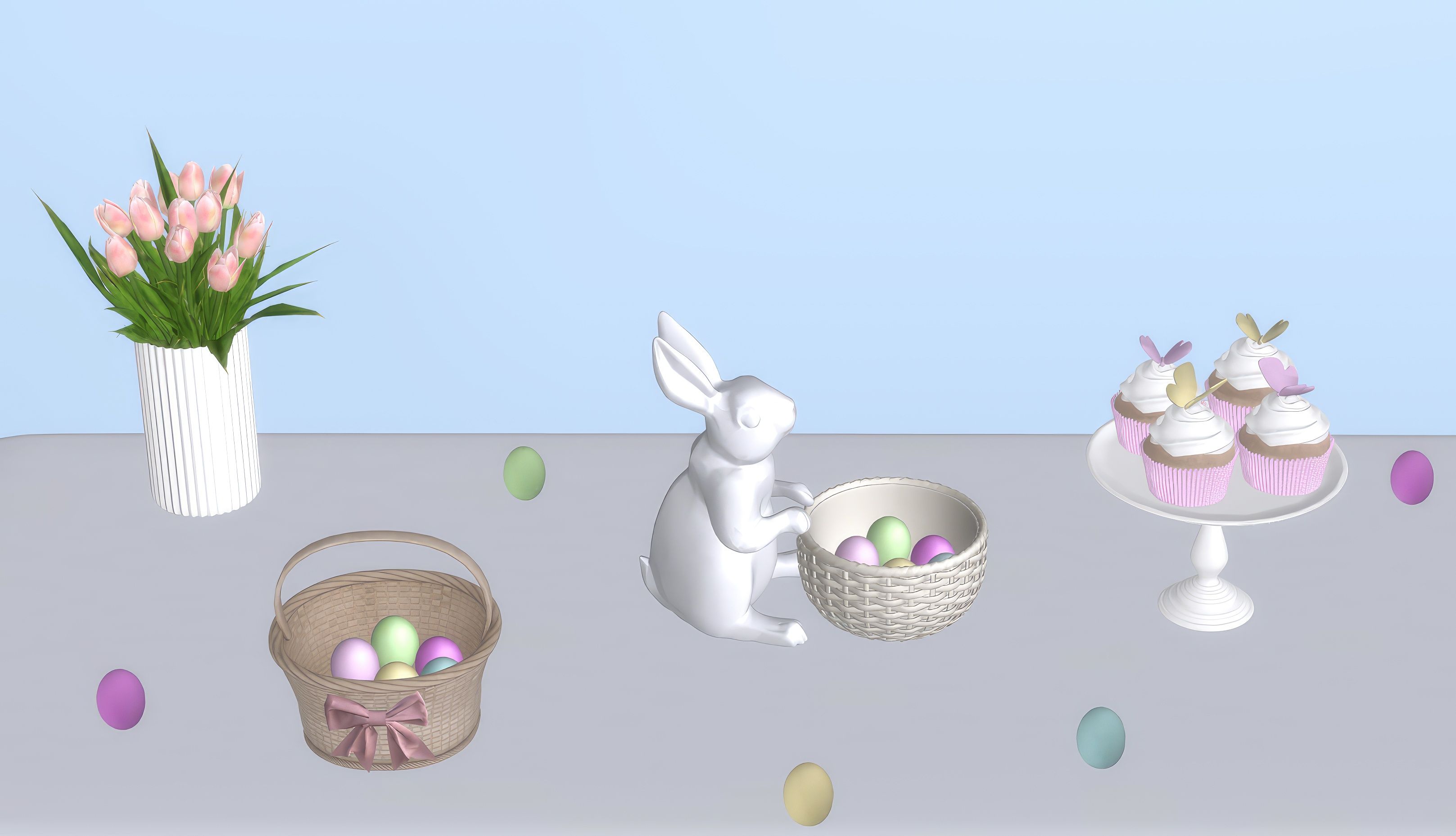 Happy easter - set mod for The Sims 4 