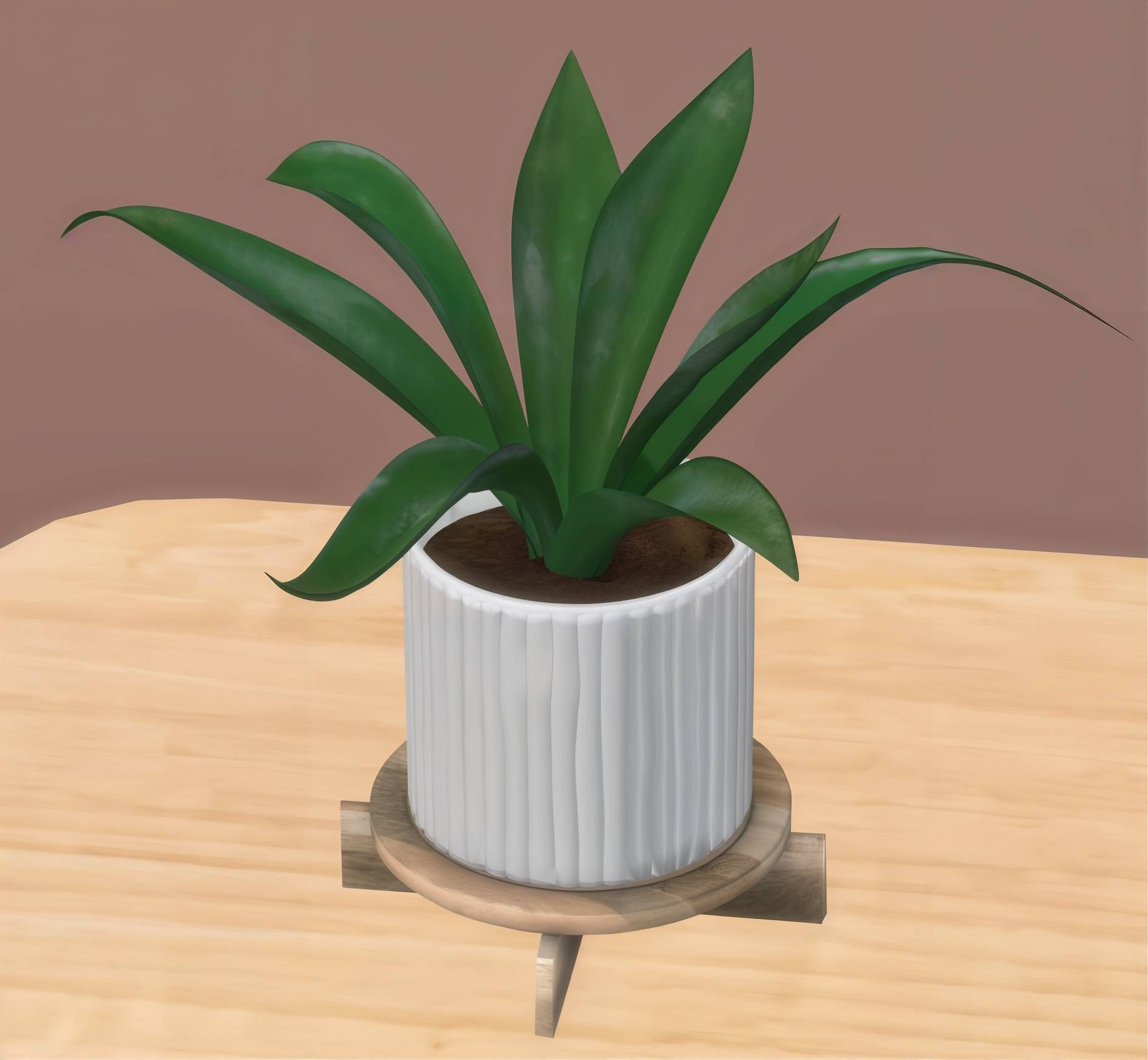 Boho plants set mod for The Sims 4 