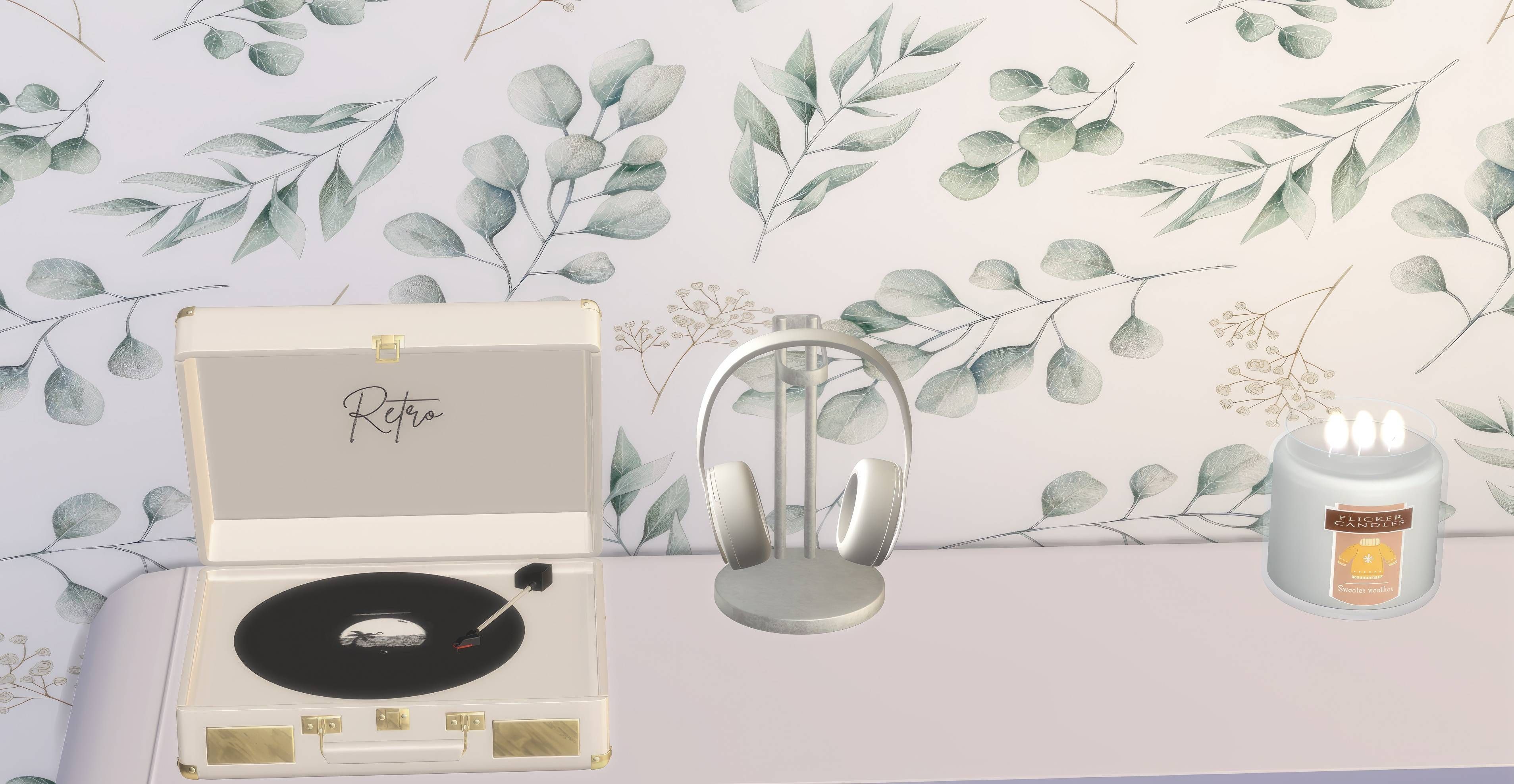 Love is in the Air set mod for The Sims 4 