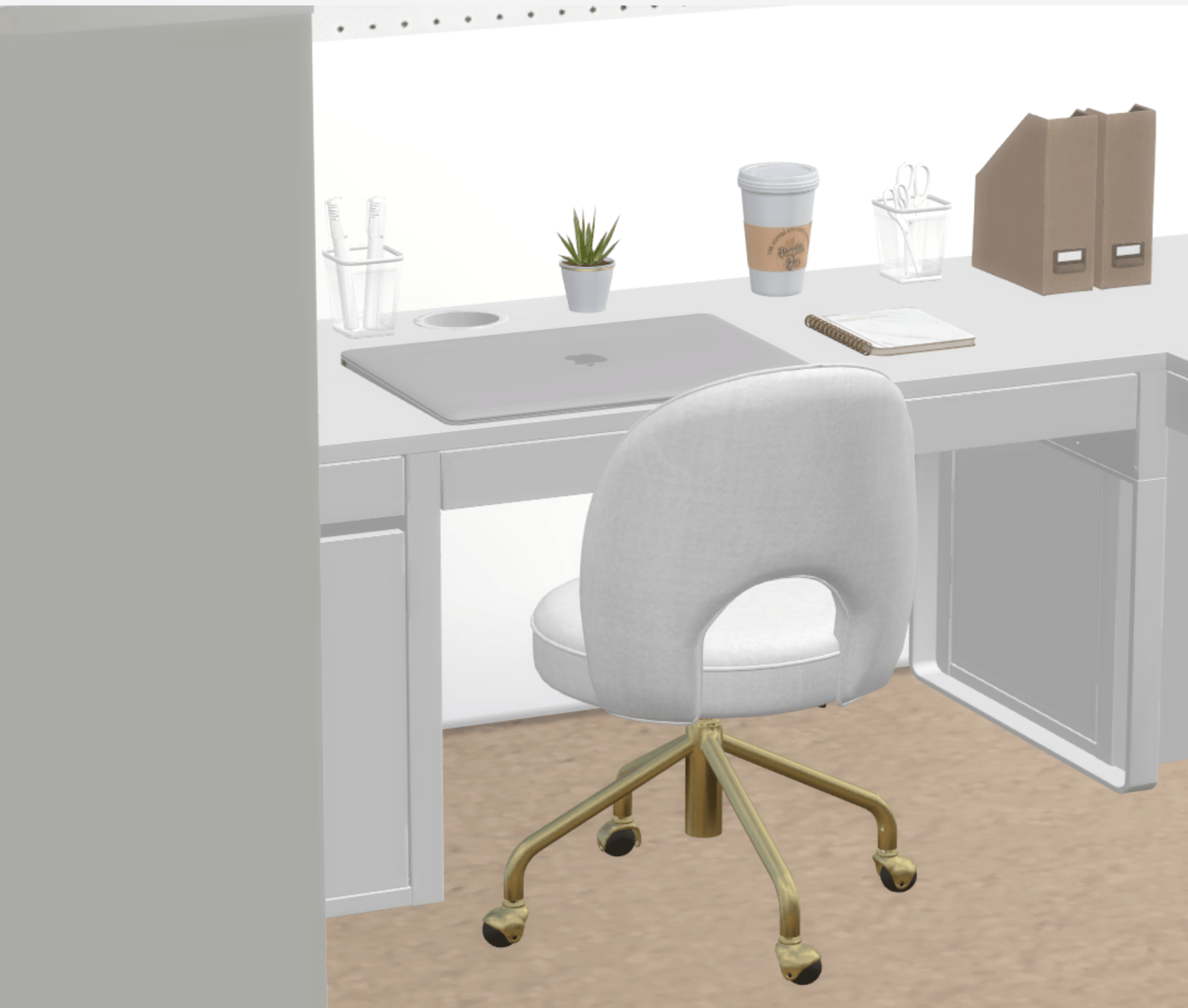 Work essentials set mod for The Sims 4 