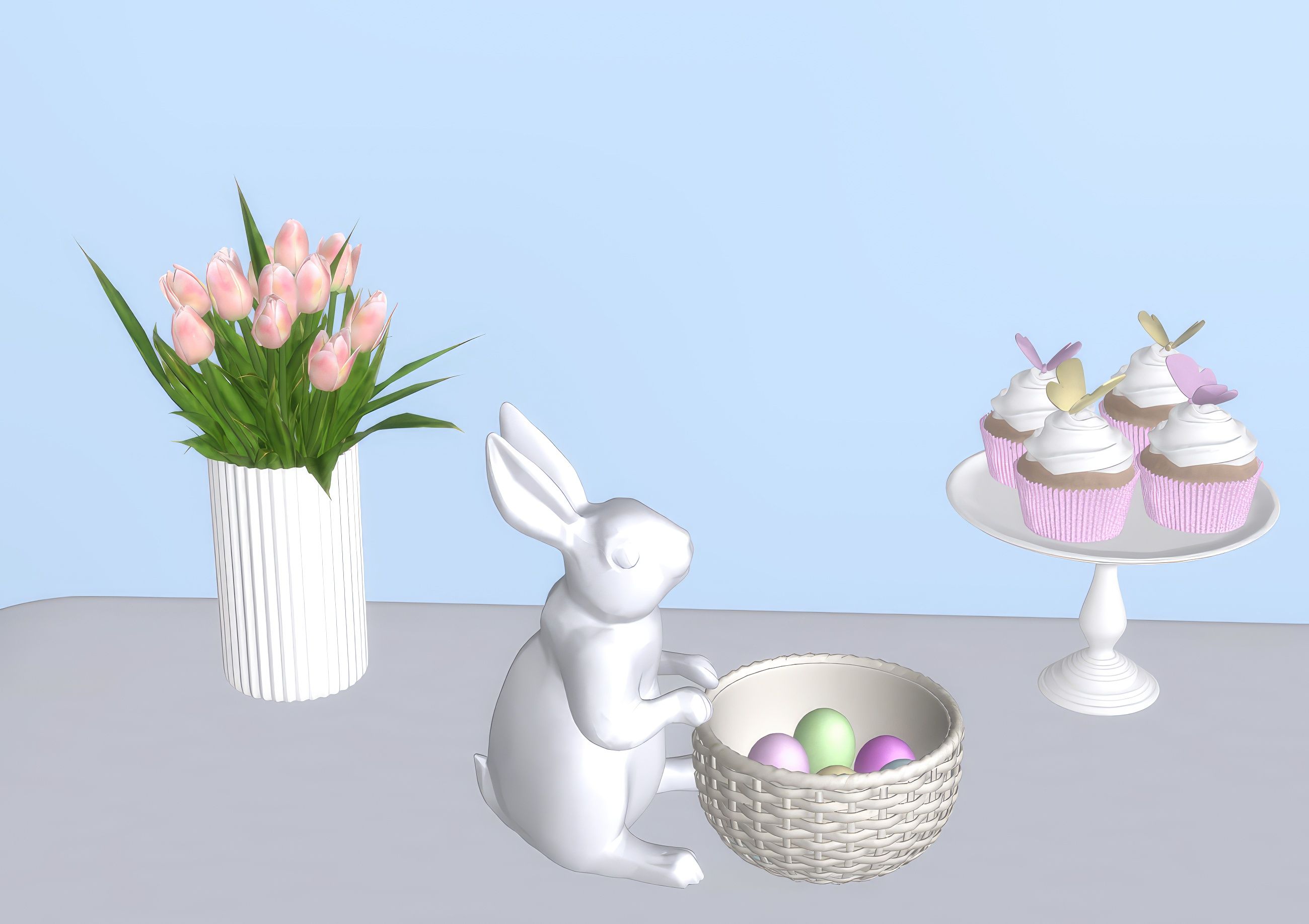 Happy easter - set mod for The Sims 4 