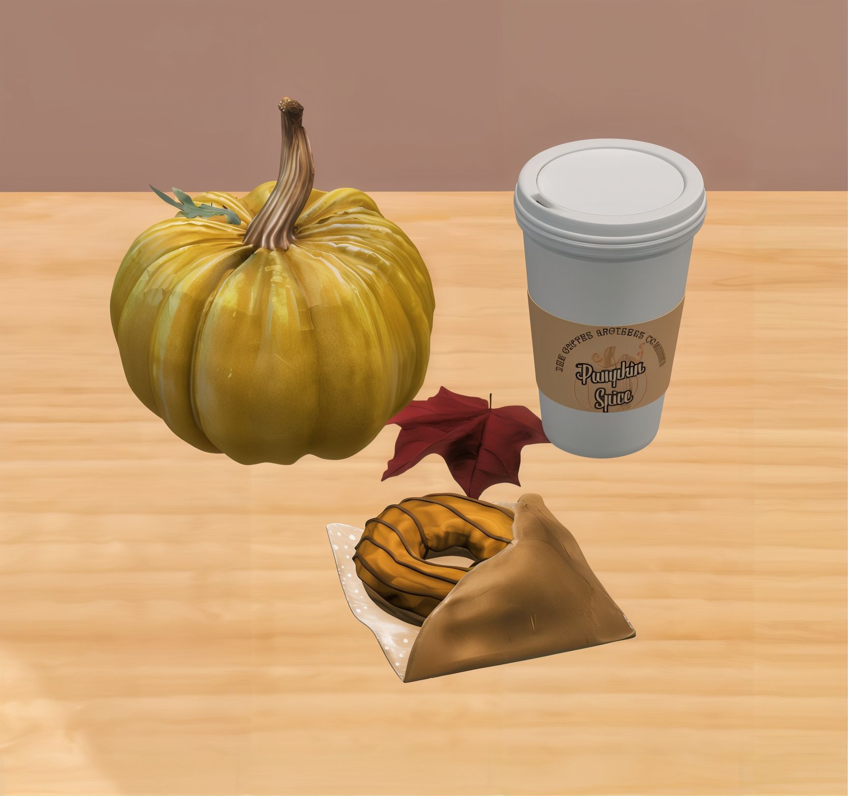 Pumpkin spice set mod for The Sims 4 