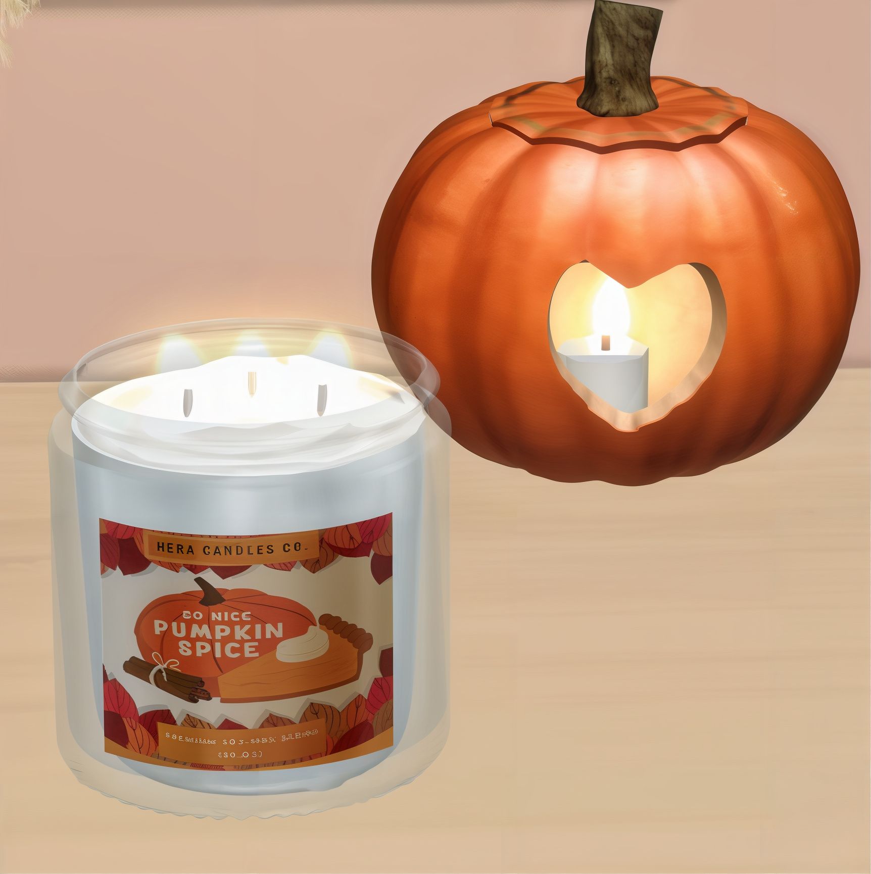 Pumpkin spice set mod for The Sims 4 