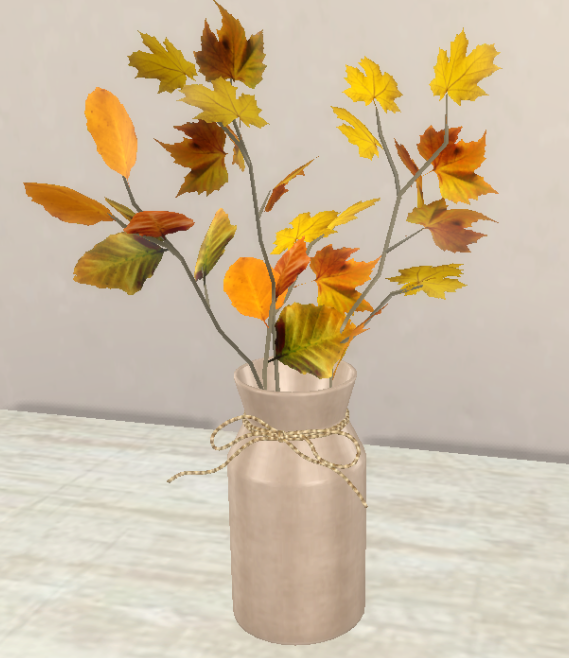 Golden November set mod for The Sims 4 