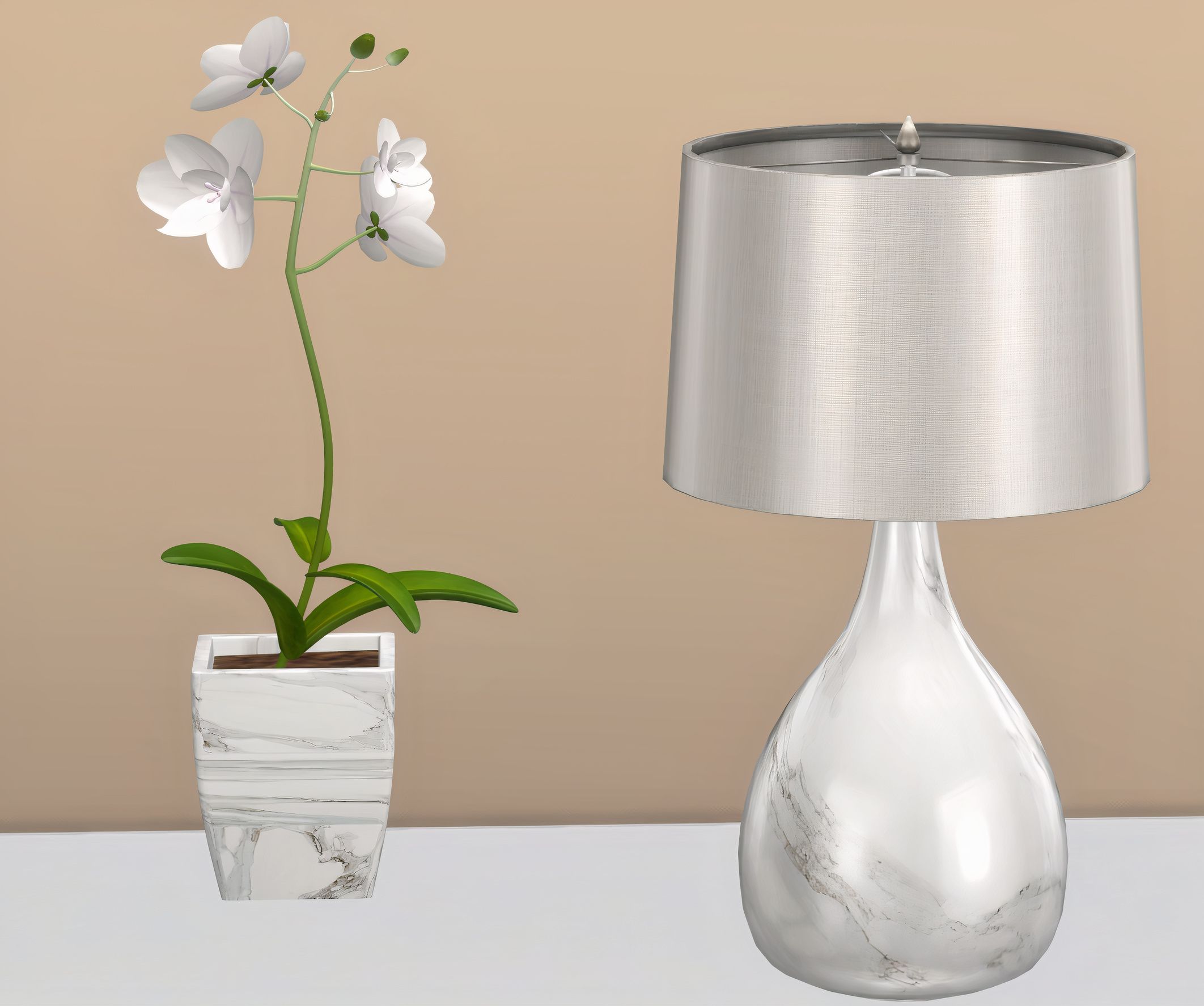 Manchon marble set mod for The Sims 4 