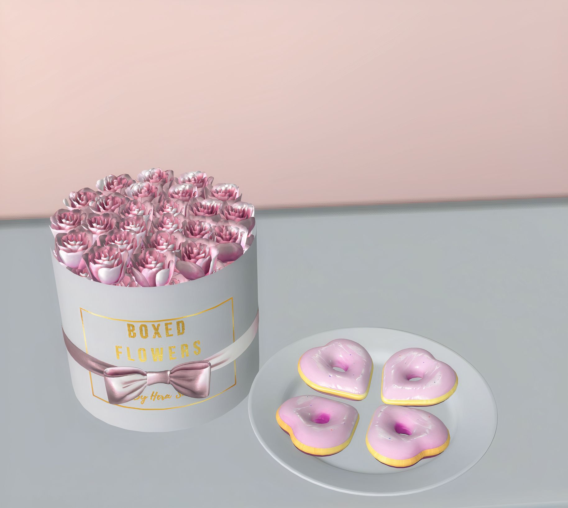 Love is in the Air set mod for The Sims 4 