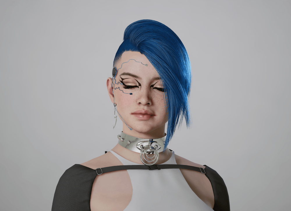 Rey Hairstyle mod for InZOI