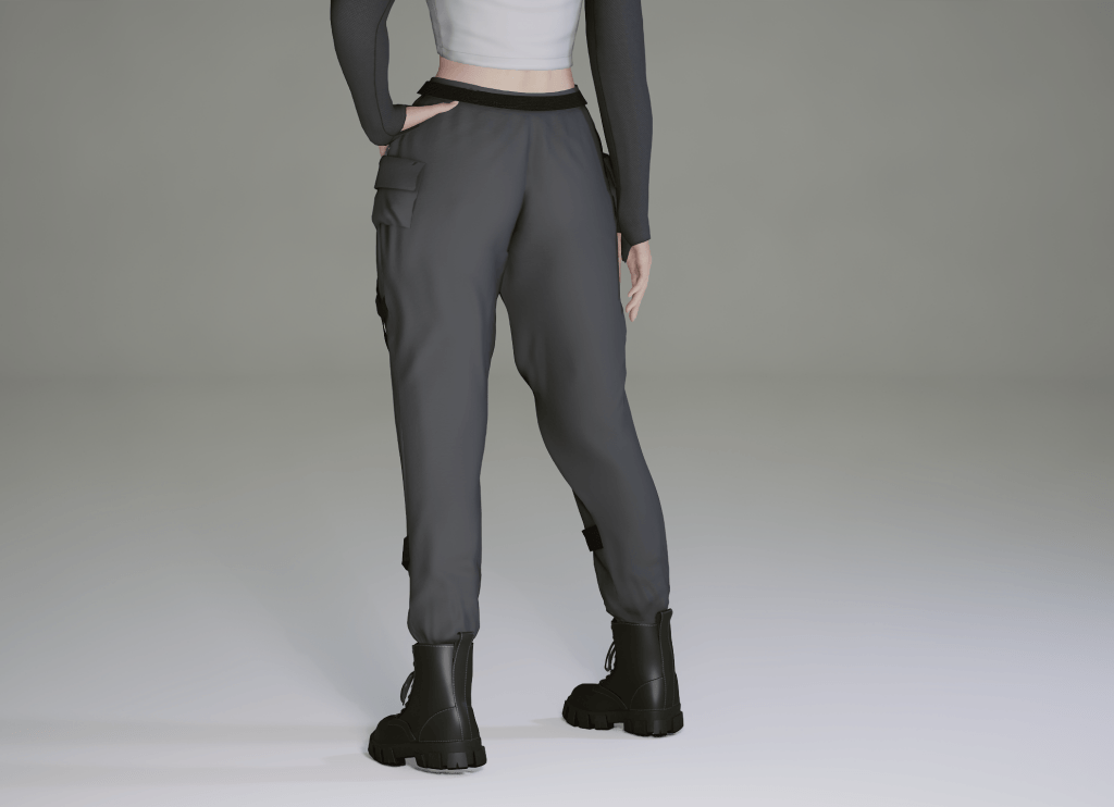 Rey Tech Wear Pants mod for InZOI