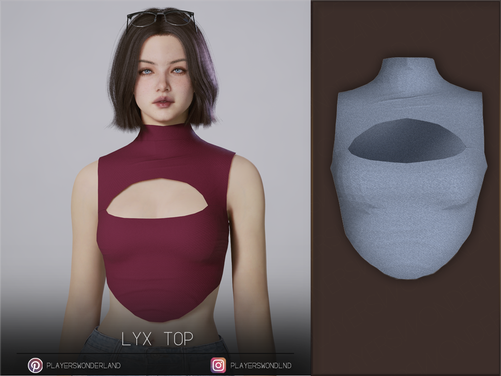 Lyx Top mod for InZOI