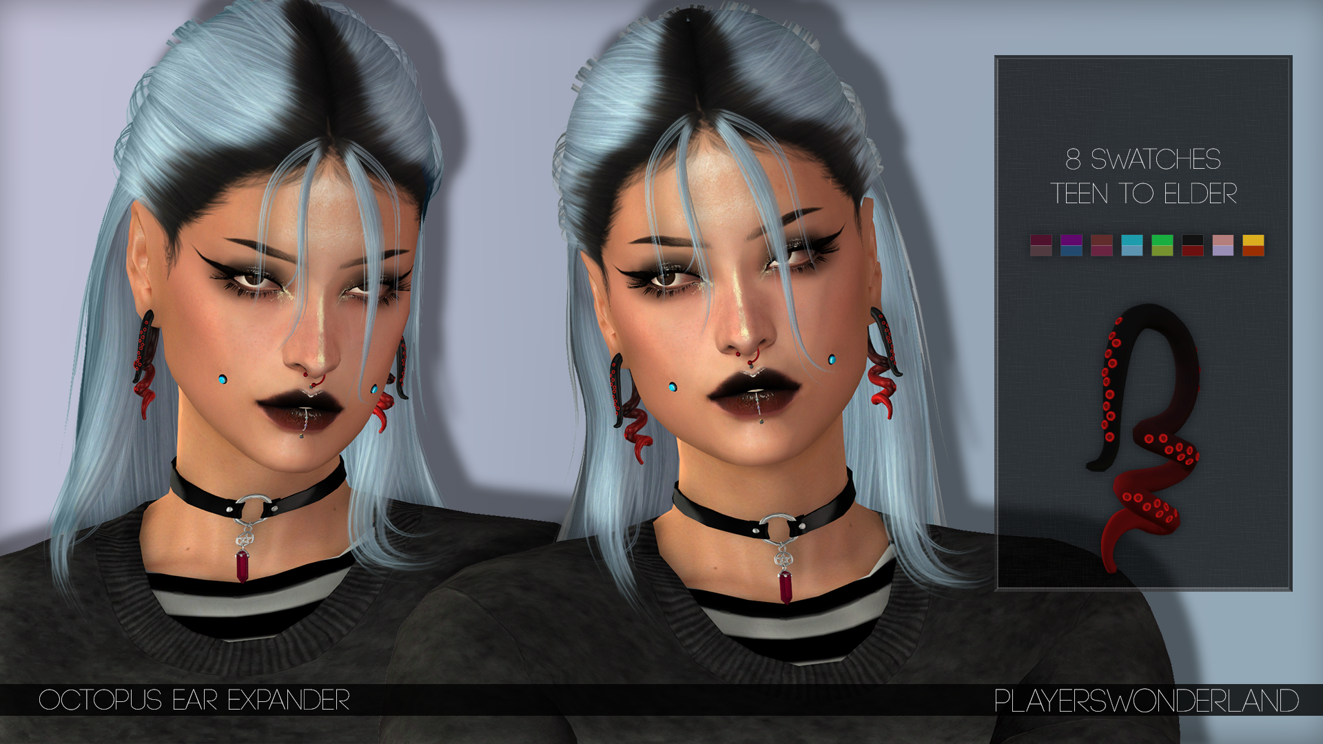 Octopus Ear Expander mod for The Sims 4 