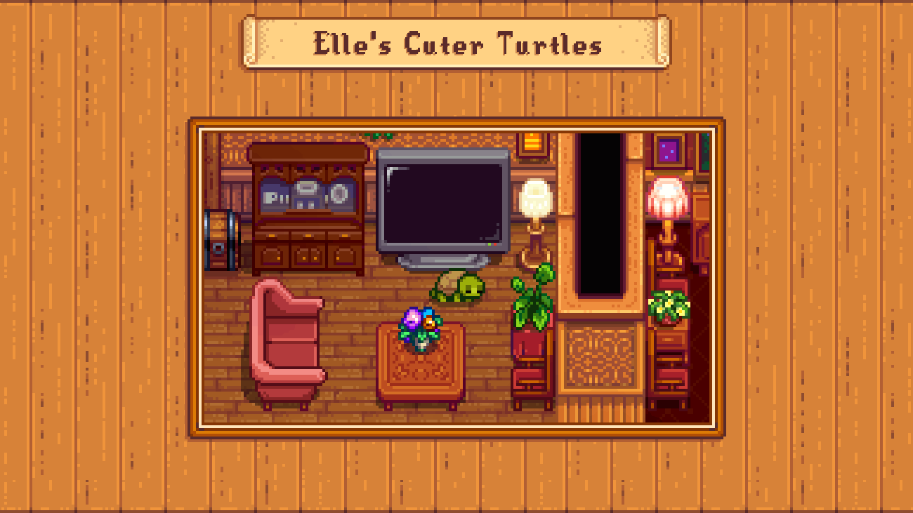 Elle's Cuter Turtles mod for Stardew Valley