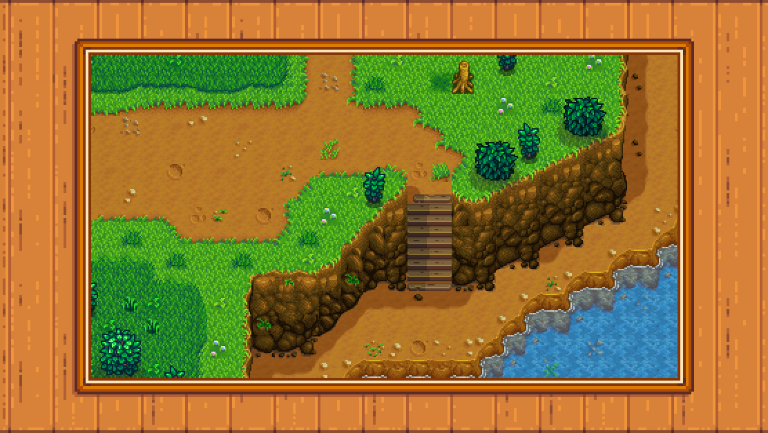 Elle's Dirt and Cliff Recolor mod for Stardew Valley