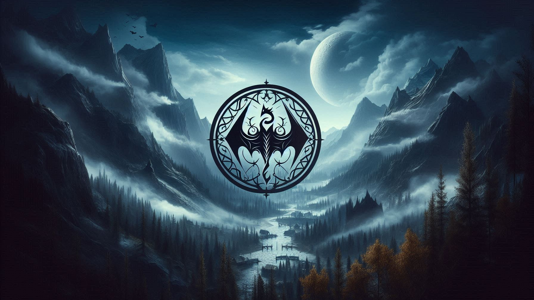 The House Beneath Shadows Main Menu mod for The Elder Scrolls V: Skyrim Special Edition