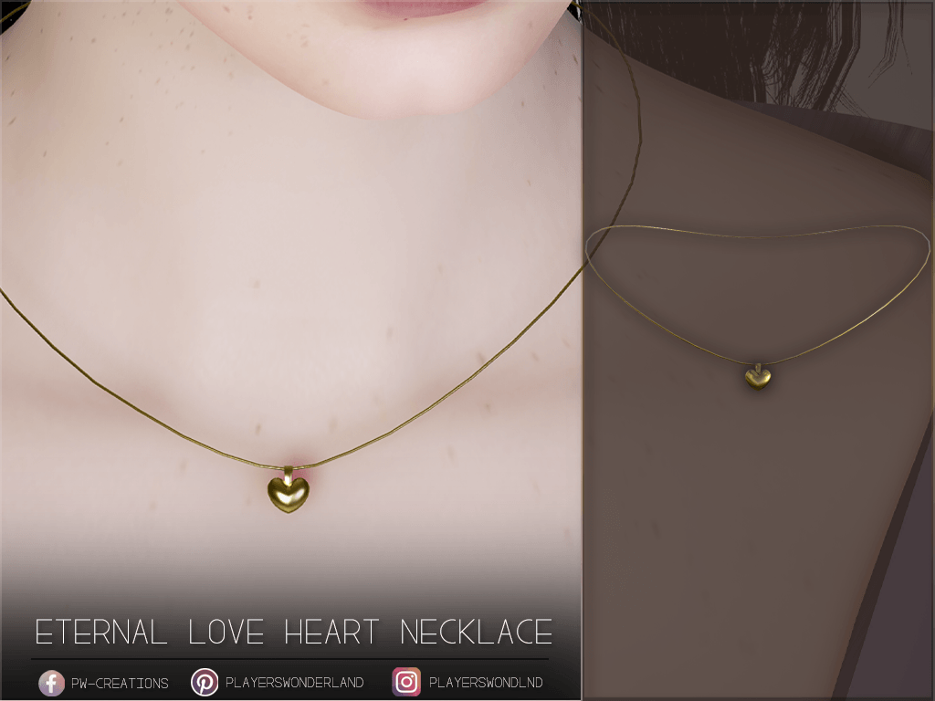 Eternal Heart Necklace mod for InZOI