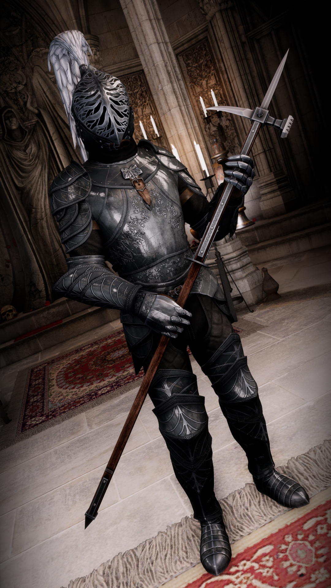 Viridian Knight - Recolored mod for The Elder Scrolls V: Skyrim Special Edition