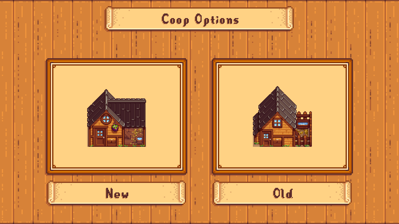 Elle's Seasonal Buildings mod for Stardew Valley