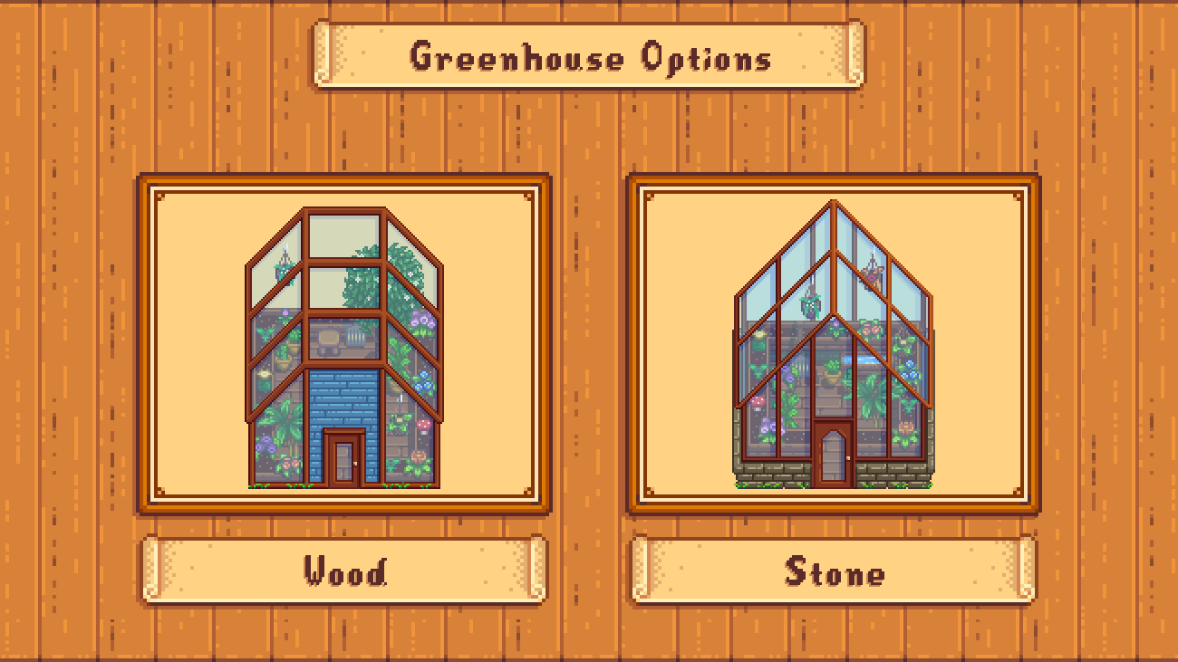 Elle's Seasonal Buildings mod for Stardew Valley