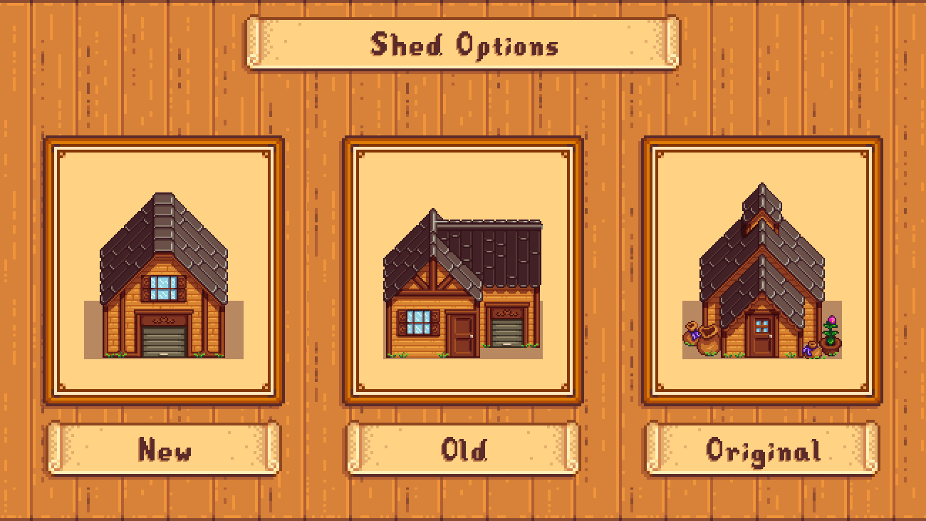 Elle's Seasonal Buildings mod for Stardew Valley