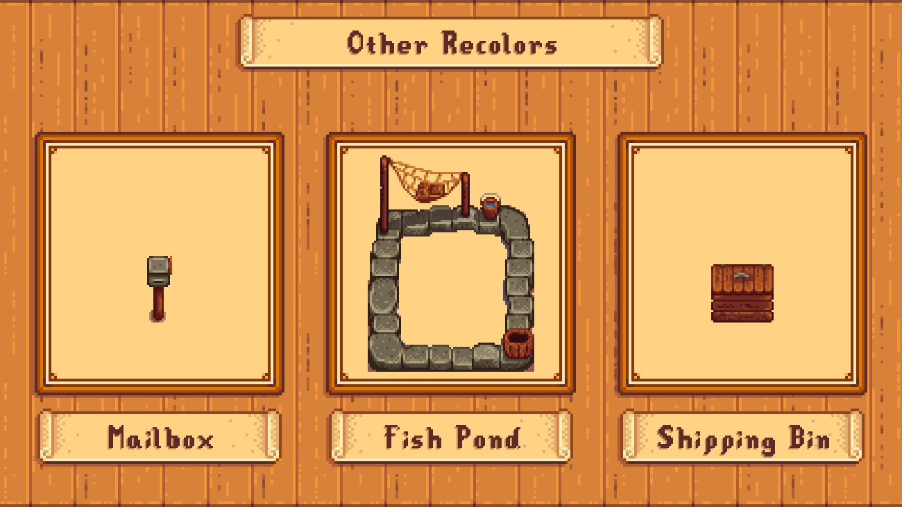 Elle's Seasonal Buildings mod for Stardew Valley