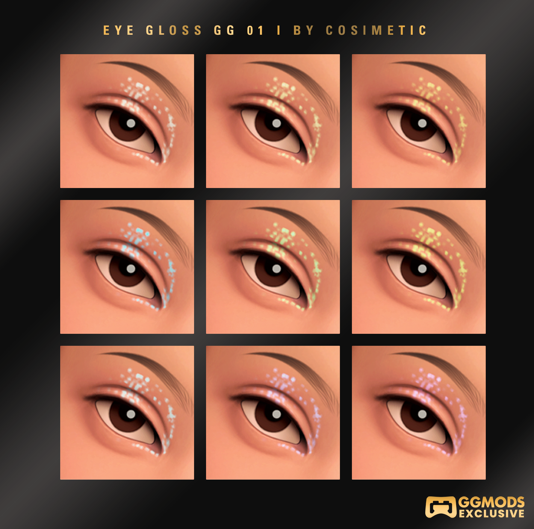 Gloss Veil Eye Gloss GG 01 mod for The Sims 4 
