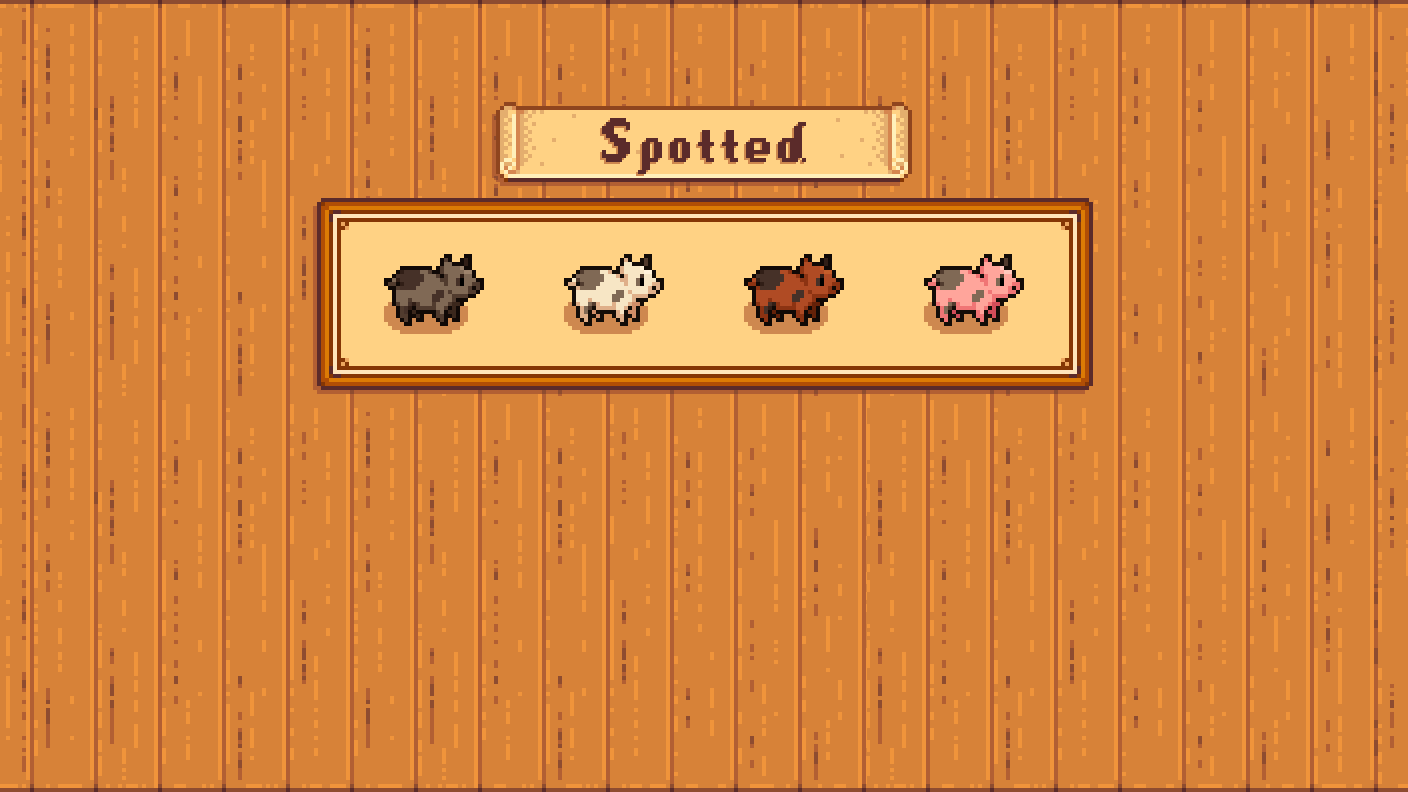 Elle's New Barn Animals mod for Stardew Valley