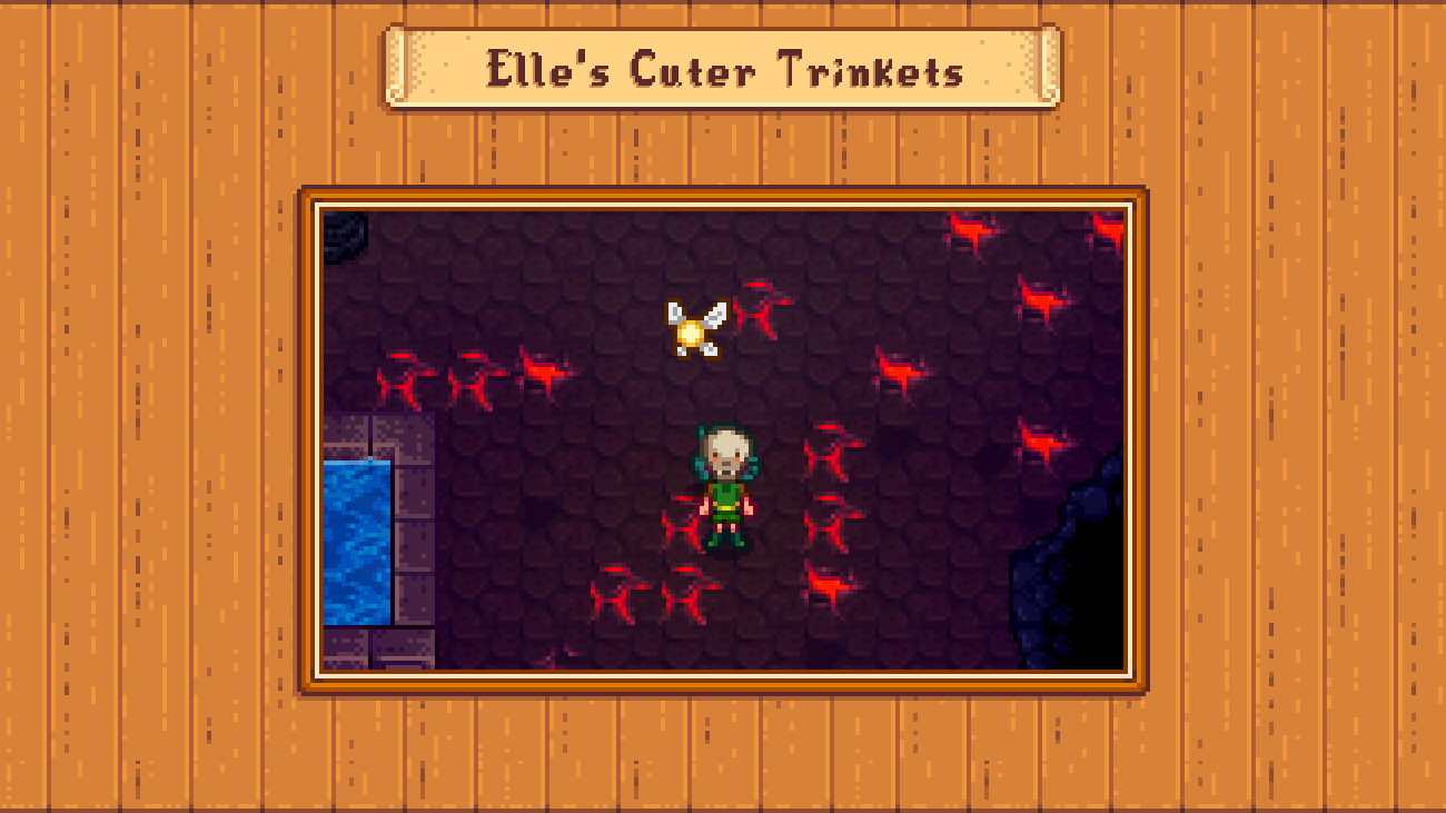 Elle's Cuter Trinkets mod for Stardew Valley