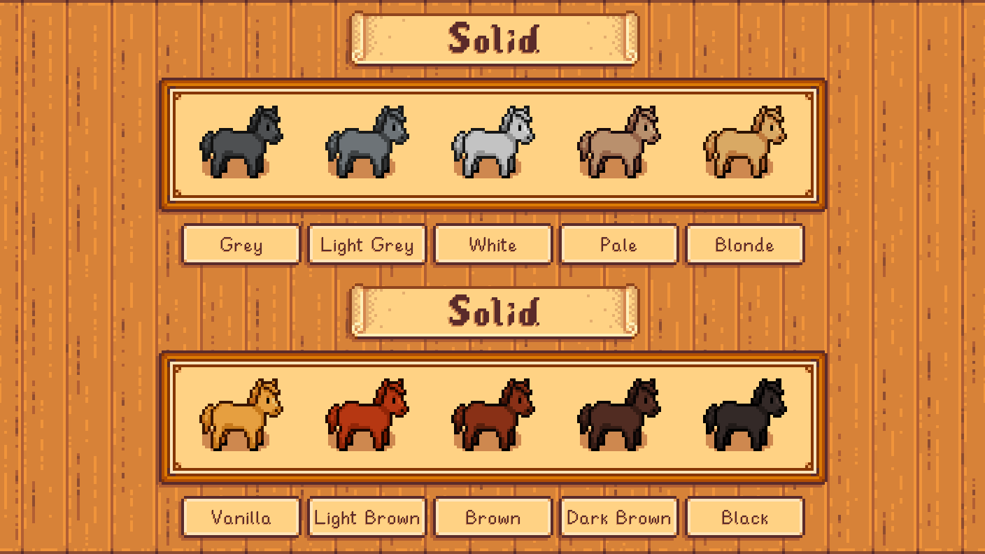 Elle's Old Horses - Stardew Valley