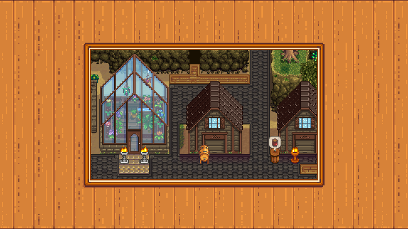 Elle's Seasonal Buildings mod for Stardew Valley