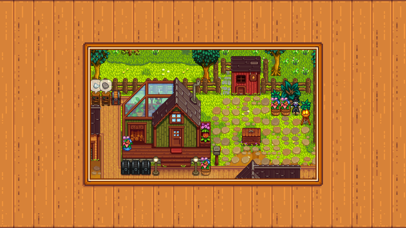 Elle's Seasonal Buildings mod for Stardew Valley