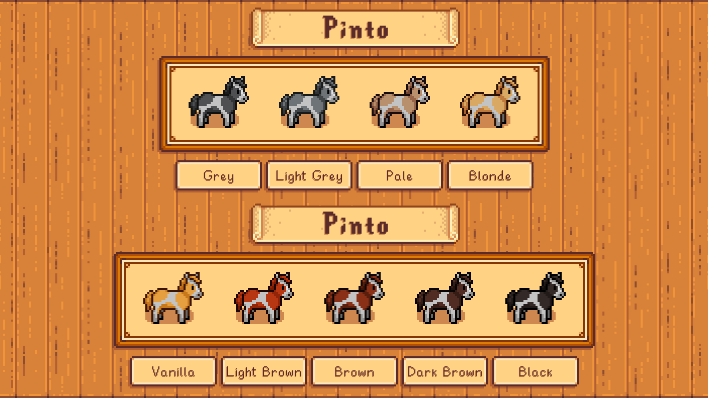 Elle's Old Horses - Stardew Valley
