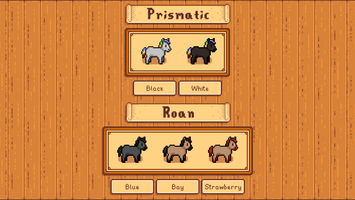 Elle's Old Horses - Stardew Valley