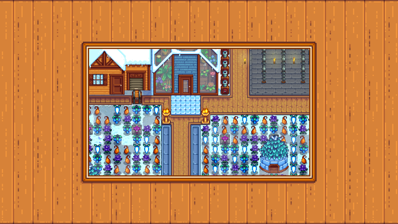 Elle's Seasonal Buildings mod for Stardew Valley