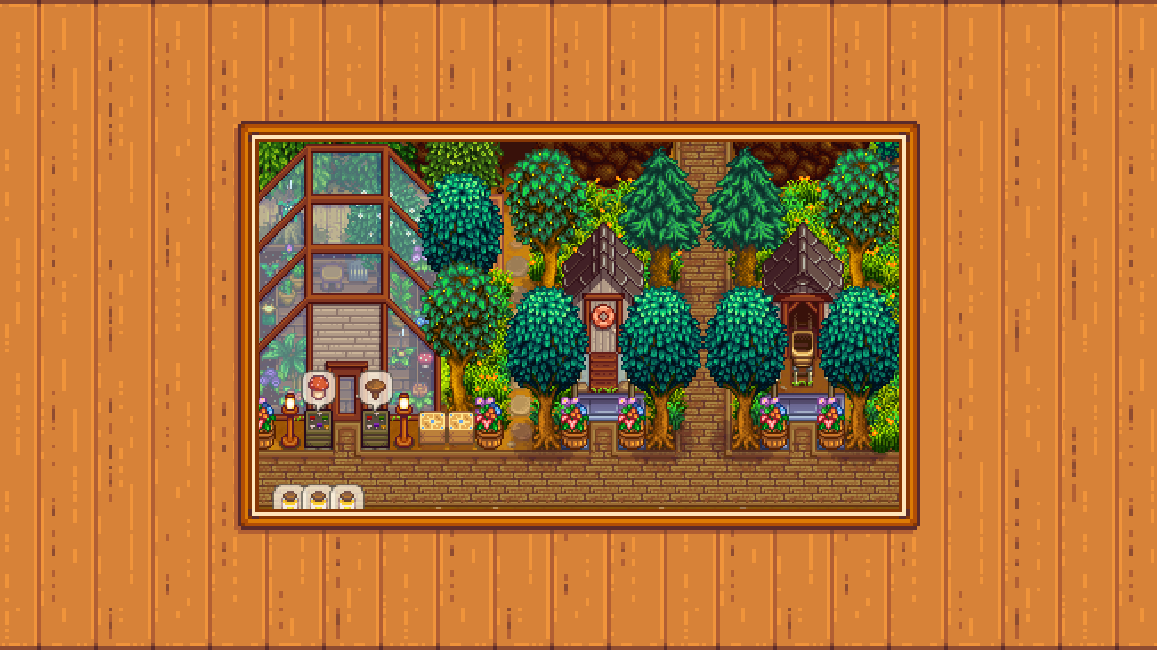 Elle's Seasonal Buildings mod for Stardew Valley