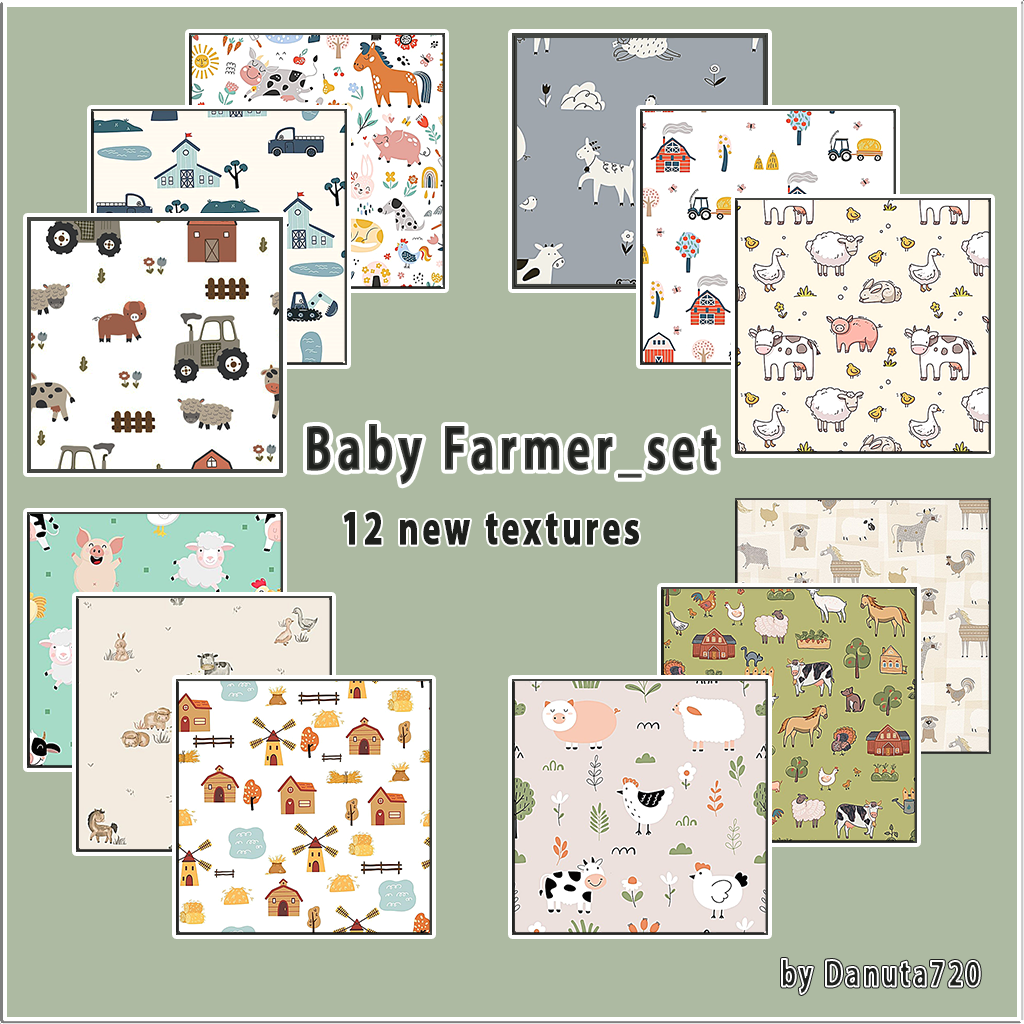 Baby Farmer_set (GGM Exclusive) mod for The Sims 4 