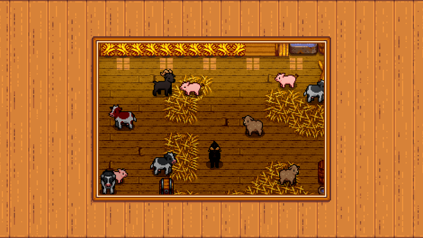 Elle's Old Barn Animals mod for Stardew Valley