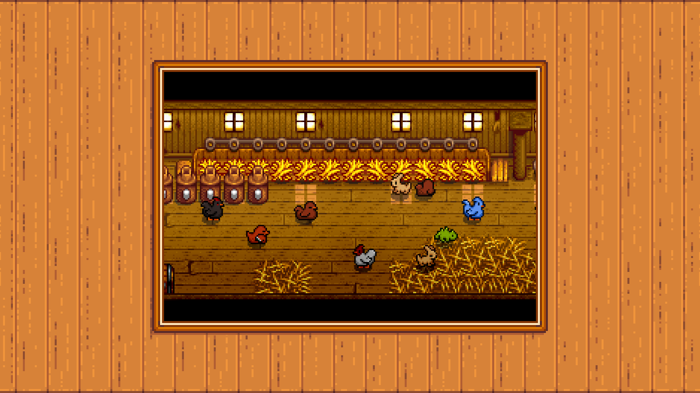 Elle's Old Coop Animals mod for Stardew Valley