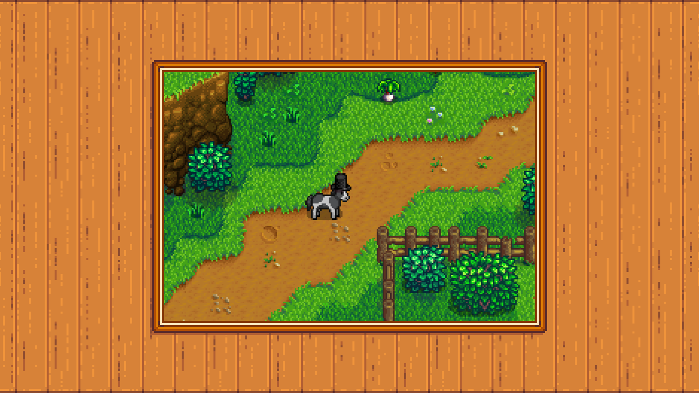 Elle's Old Horses mod for Stardew Valley