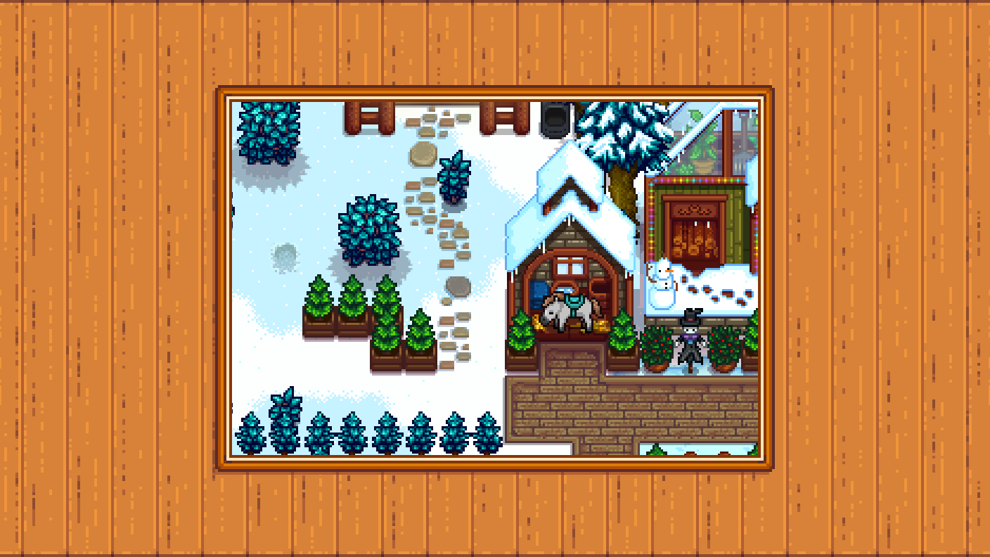 Elle's Old Horses mod for Stardew Valley