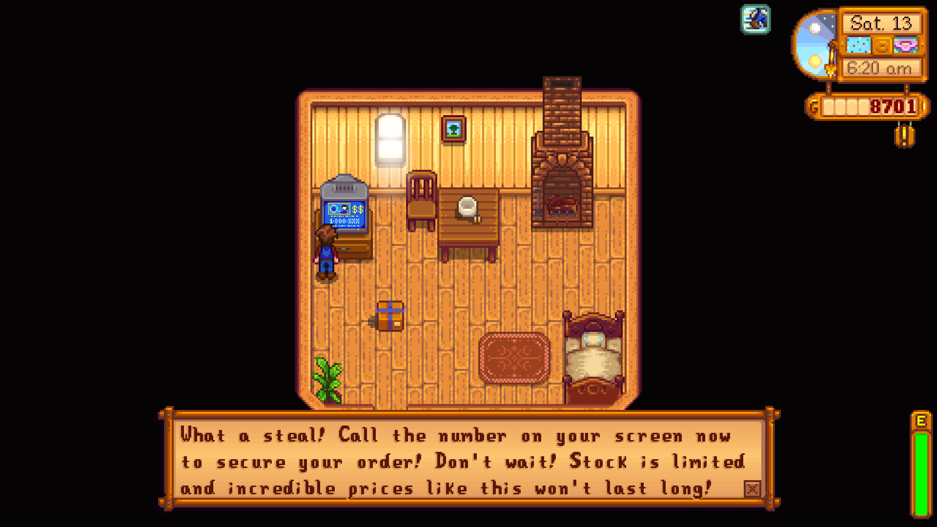 TV Shopping Network mod for Stardew Valley