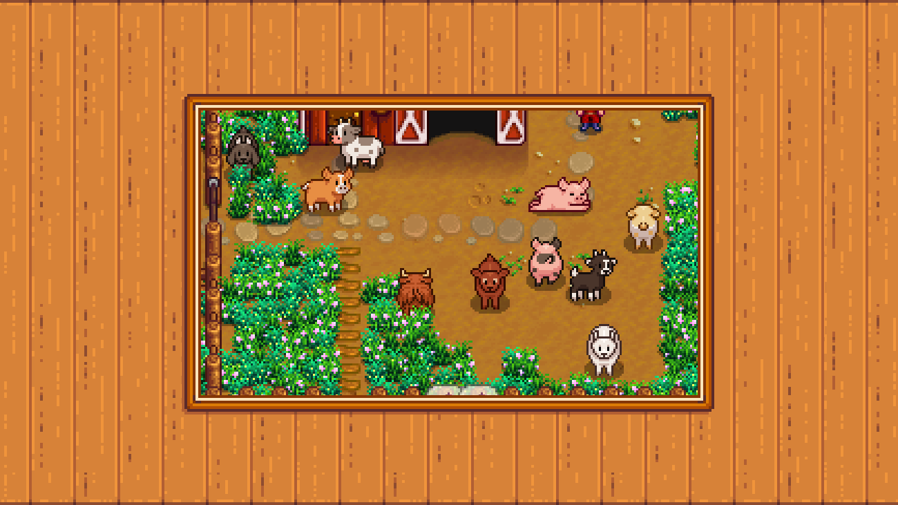 Elle's Cuter Barn Animals mod for Stardew Valley