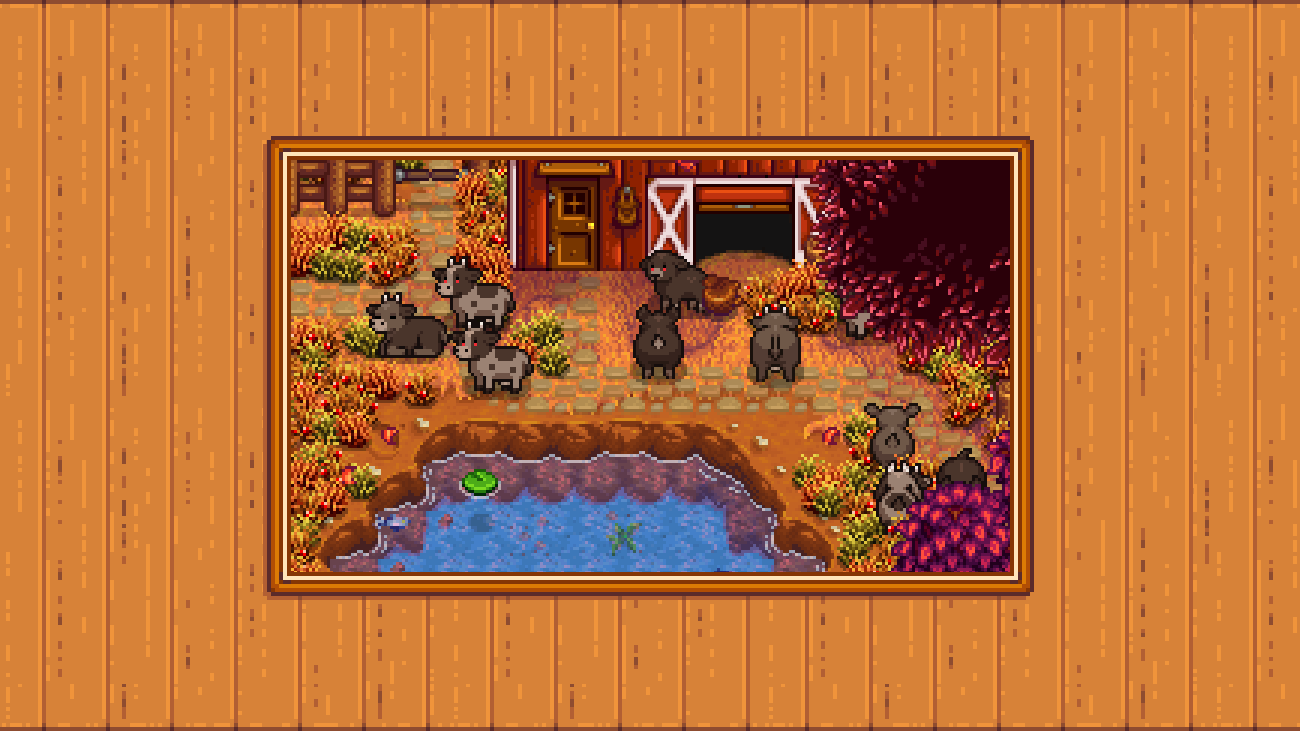 Elle's Cuter Barn Animals mod for Stardew Valley