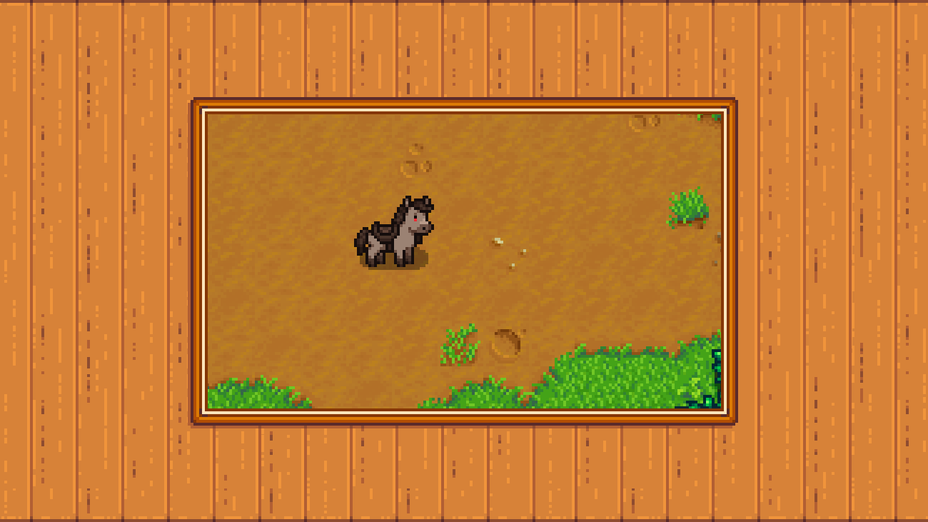 Elle's Cuter Horses mod for Stardew Valley