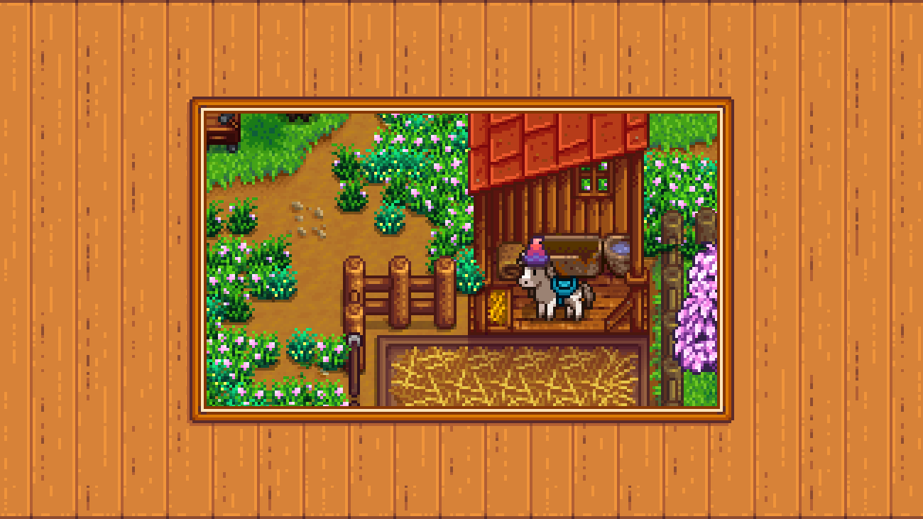 Elle's Cuter Horses mod for Stardew Valley