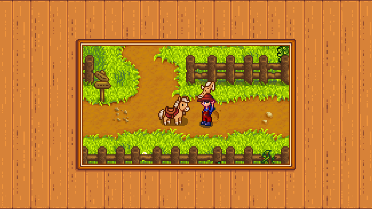 Elle's Cuter Horses mod for Stardew Valley
