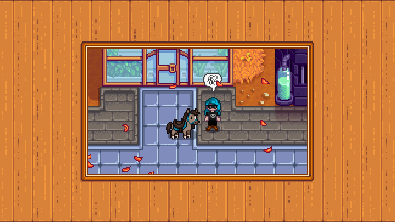 Elle's Cuter Horses mod for Stardew Valley
