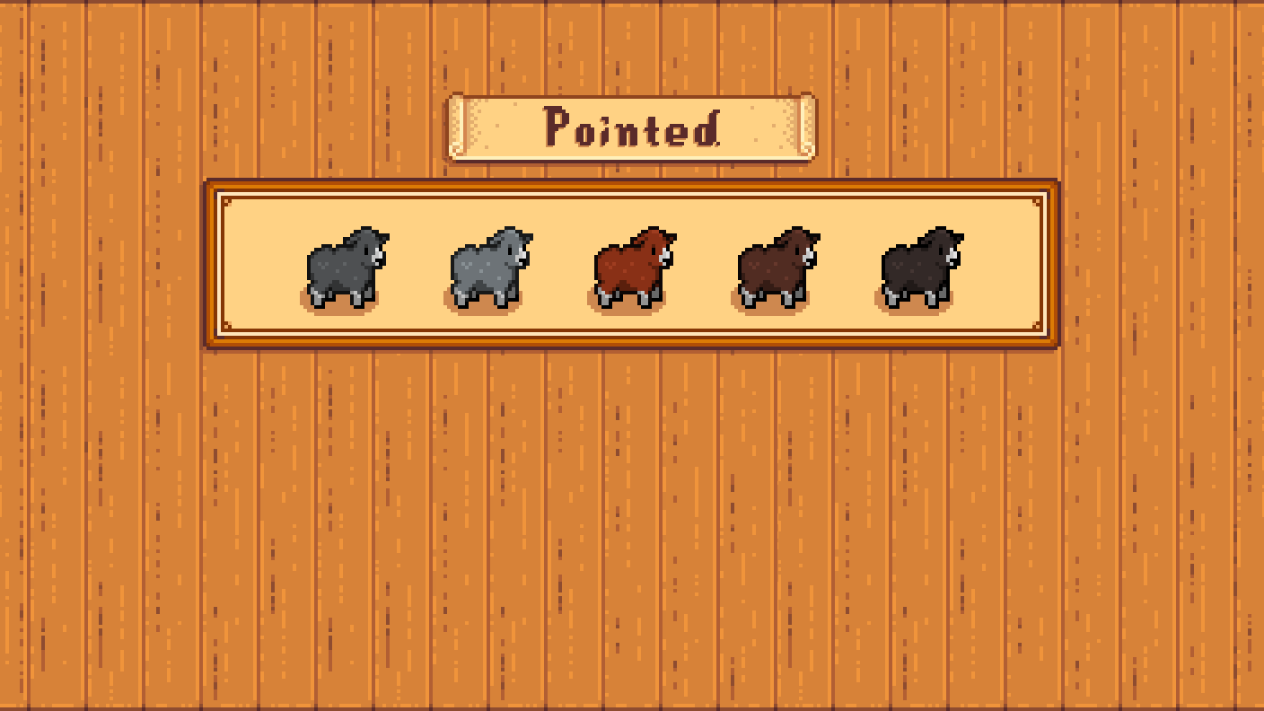 Elle's Old Barn Animals mod for Stardew Valley