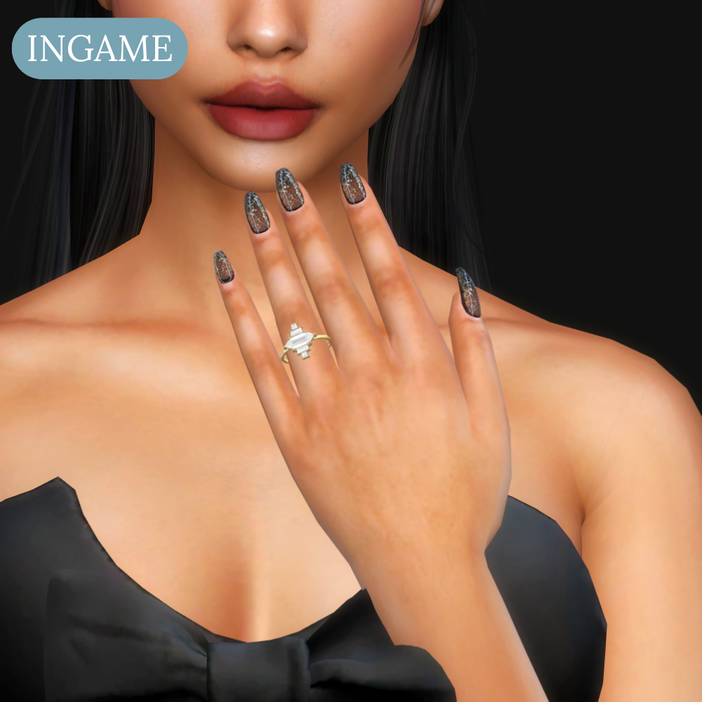 Art Deco Engagement Ring mod for The Sims 4 