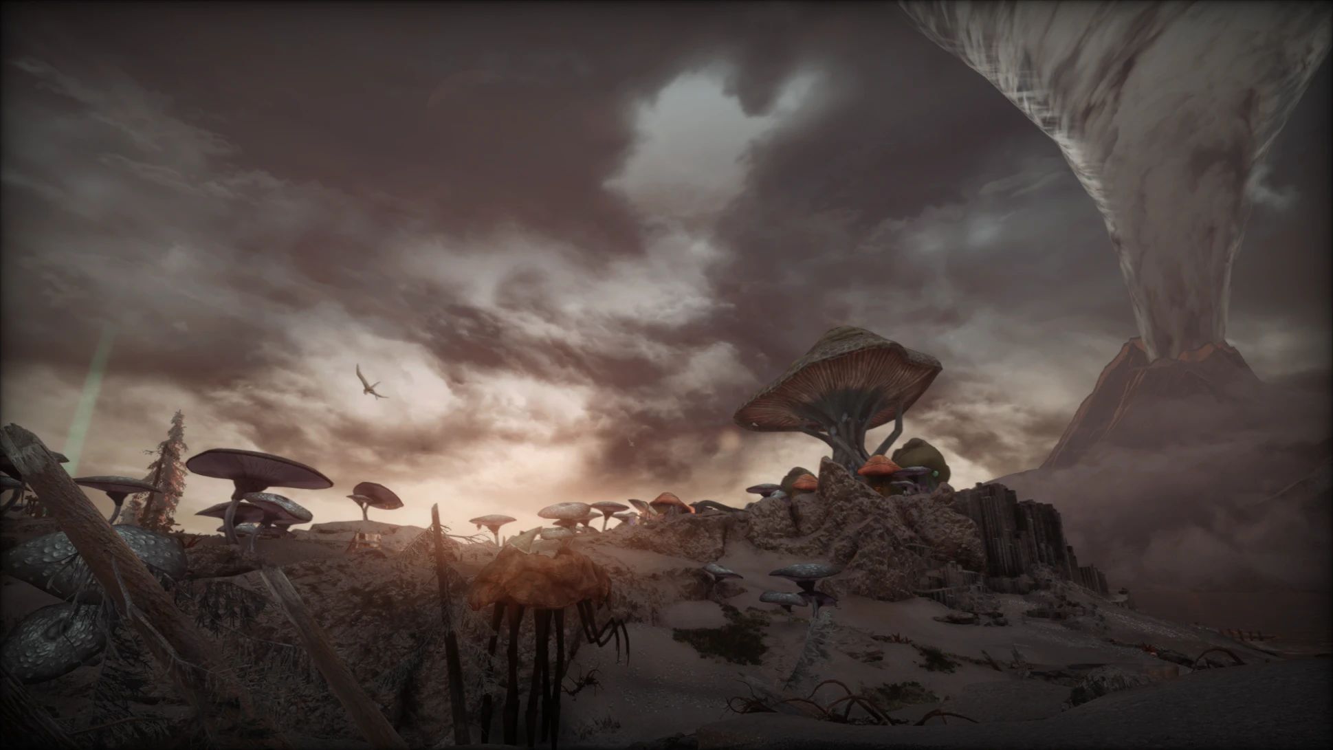 Solstheim - Main Menu Replacer mod for The Elder Scrolls V: Skyrim Special Edition