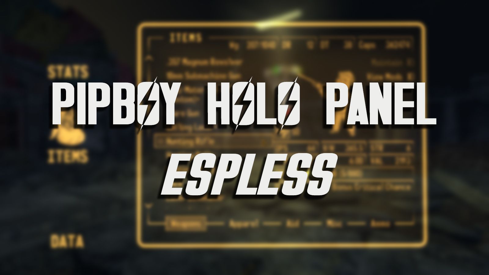 Pipboy Holo Panel ESPless mod for Fallout: New Vegas
