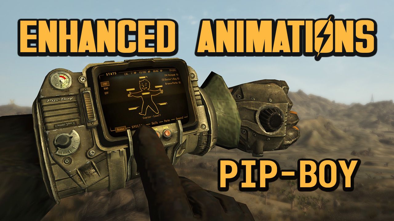 Enhanced Animations - Pip-Boy mod for Fallout: New Vegas